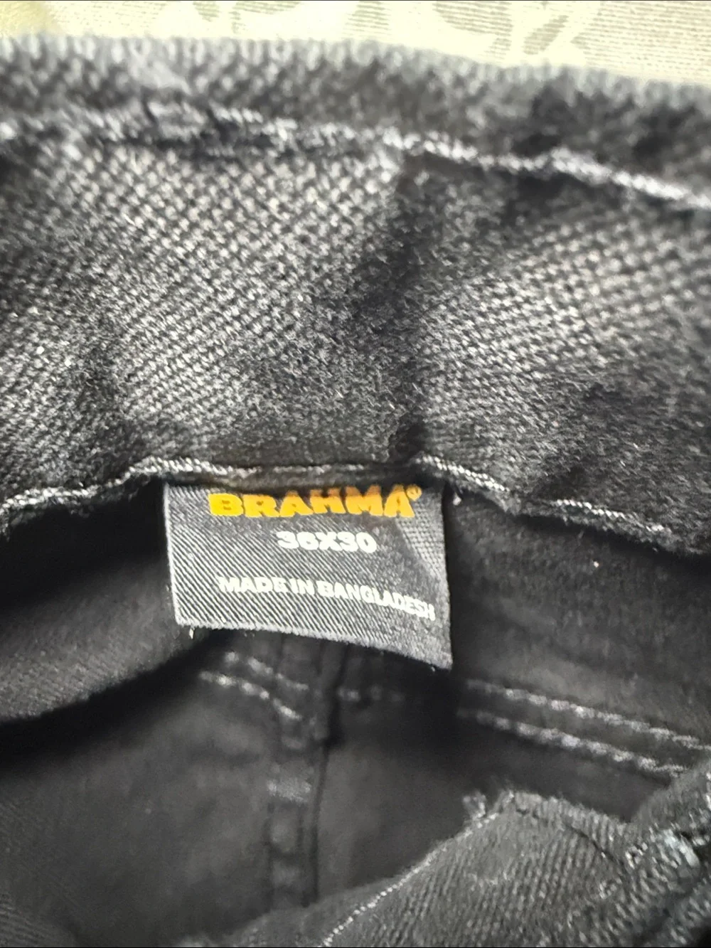 NEW! Brahma Men’s 36X30 Cargo Utility Pants Relaxed Fit Black
